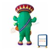 Happy Cactus Mascot Costume