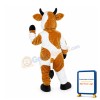 Happy Lightweight Cow Mascot Costume