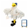 White Hawk Mascot Costume