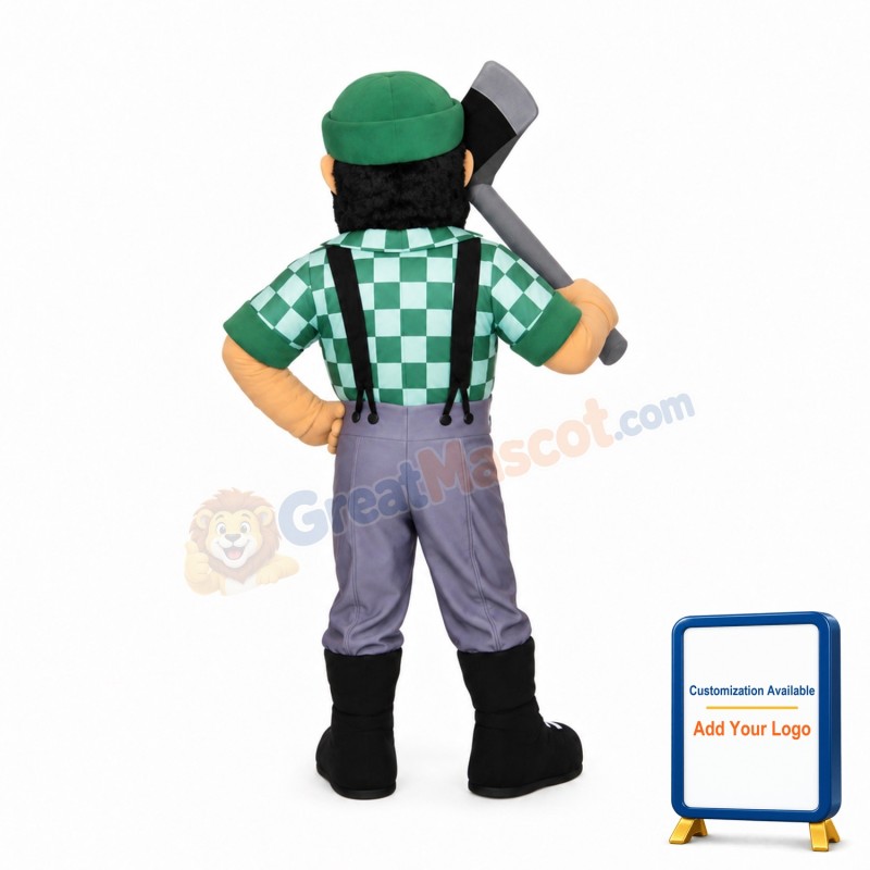 Lumberjack Mascot Costume