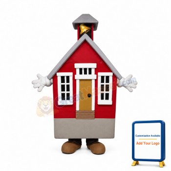 Lightweight Red House Mascot Costume