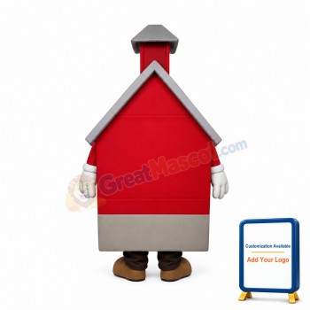 Lightweight Red House Mascot Costume