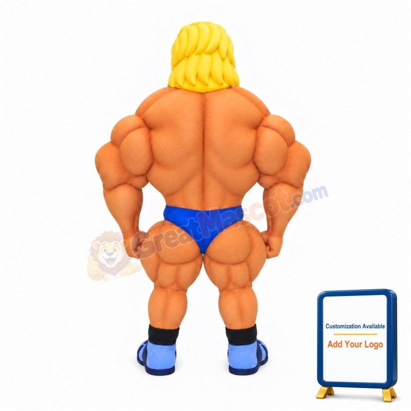 Muscle Man Mascot Costume