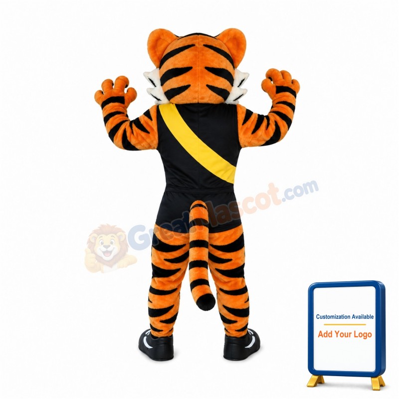 College Tiger Mascot Costume