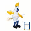 White & Yellow Bird Mascot Costume