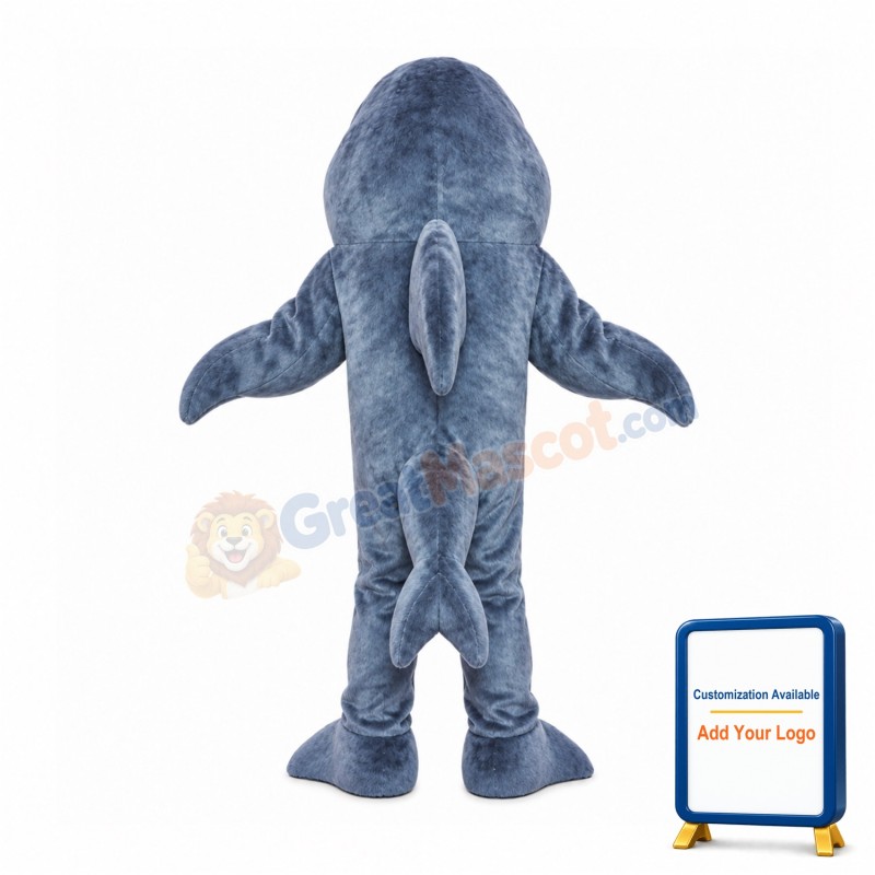 Friendly Lightweight Dolphin Mascot Costume