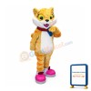 Cute Yellow Cat Mascot Costume