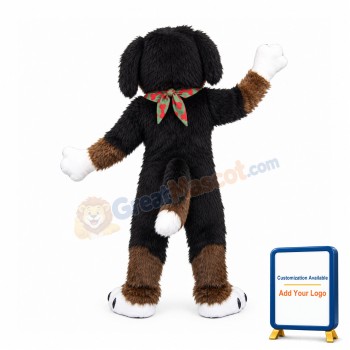 Friendly Brown Dog Mascot Costume