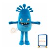 Friendly Blue Monster Mascot Costume