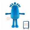 Friendly Blue Monster Mascot Costume