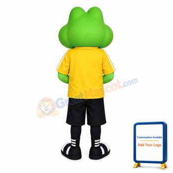 Friendly Frog Mascot Costume