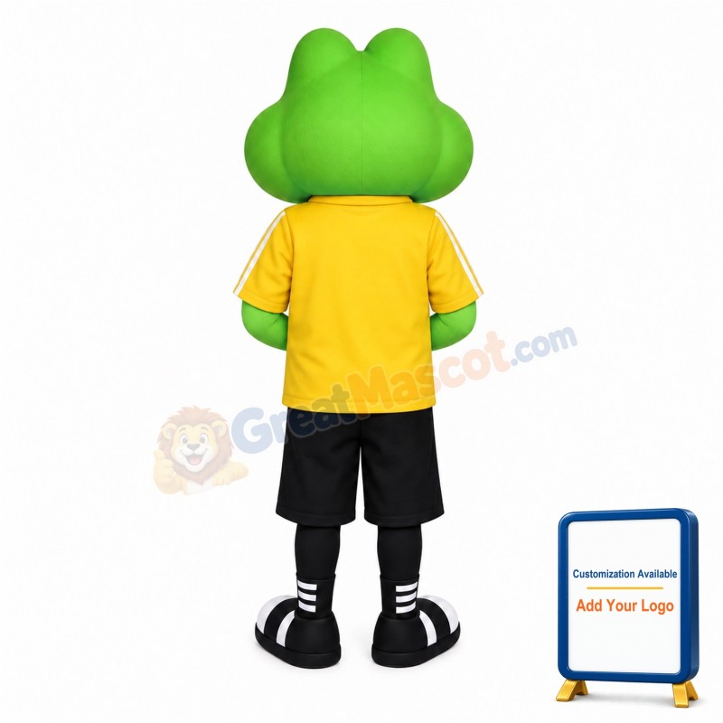 Friendly Frog Mascot Costume