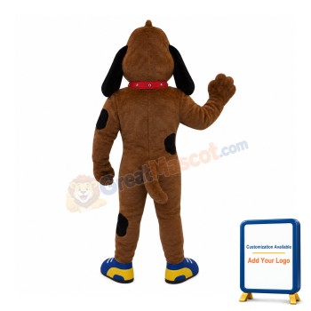 Happy Brown Dog Mascot Costume