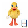 Realistic Yellow Duck Mascot Costume