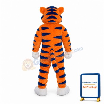 Realistic Friendly Tiger Mascot Costume