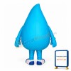 Blue Water Drop Mascot Costume