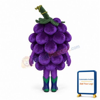 Grape Mascot Costume