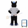 College Black Horse Mascot Costume