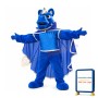 Blue Unicorn Horse Mascot Costume