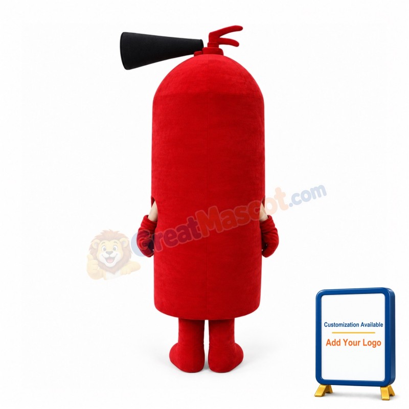 Professional Fire Extinguisher Mascot Costume
