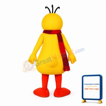 Happy Lightweight Yellow Duck Mascot Costume