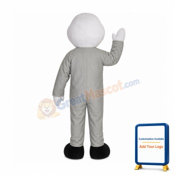 Happy Grey Alien Mascot Costume