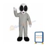 Happy Grey Alien Mascot Costume