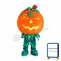 Halloween Pumpkin Man Mascot Costume