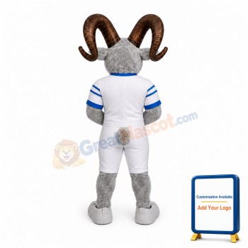 Power Grey Ram Mascot Costume