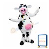 Lovely Lightweight Cow Mascot Costume