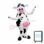 Lovely Lightweight Cow Mascot Costume