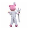 Pig Chef Mascot Costume