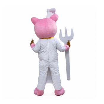 Pig Chef Mascot Costume