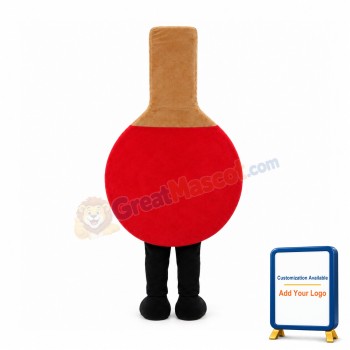 Ping Pong Paddle Mascot Costume