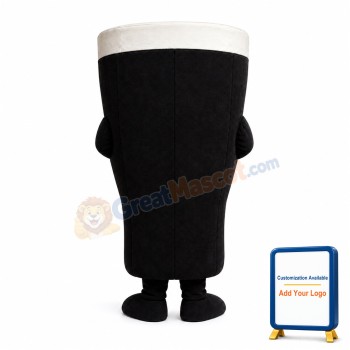 Happy Coffee Cup Mascot Costume
