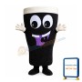 Happy Coffee Cup Mascot Costume