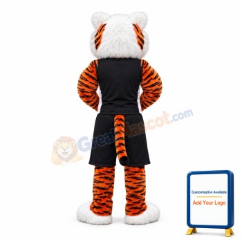 Friendly Sport Tiger Mascot Costume