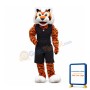 Friendly Sport Tiger Mascot Costume
