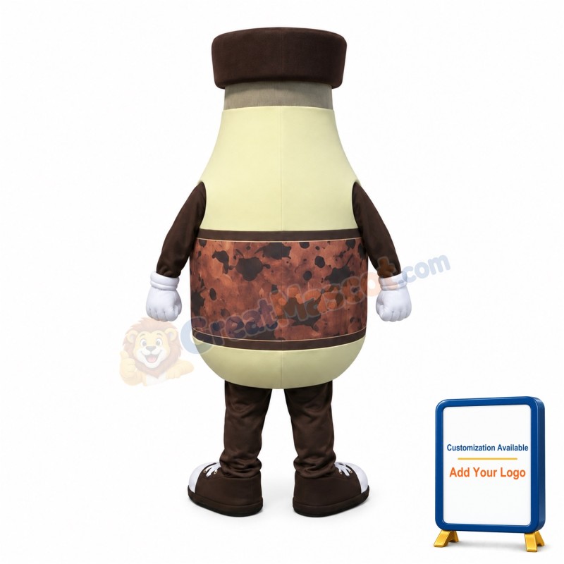 Milk Bottle Mascot Costume