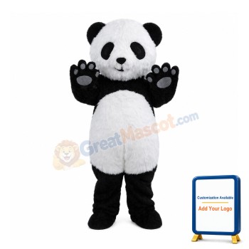 Cartoon Panda Mascot Costume