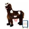Cute Brown Horse Mascot Costume