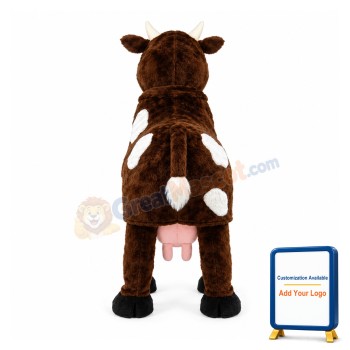 Cute Brown Horse Mascot Costume