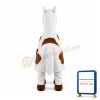 Two-Man White Horse Mascot Costume