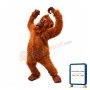 Orangutan Mascot Costume