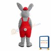 Lovely Grey & White Rabbit Mascot Costume