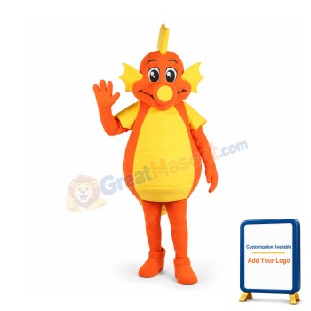 Coral Seahorse Mascot Costume