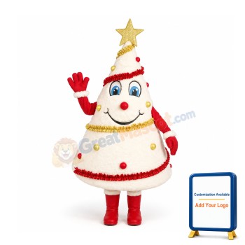 Happy Christmas Tree Mascot Costume