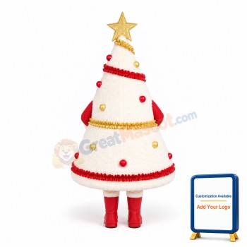 Happy Christmas Tree Mascot Costume