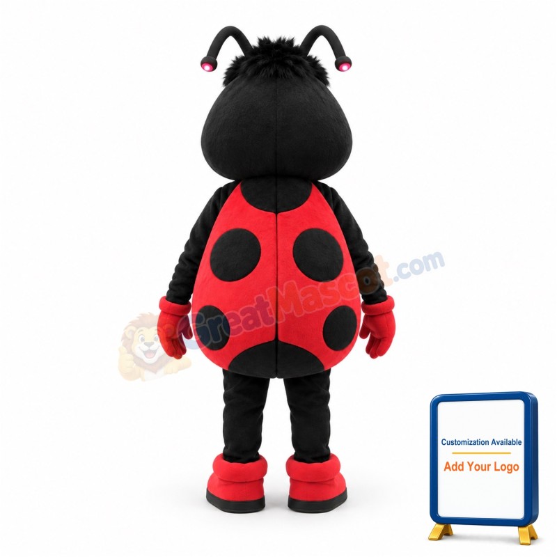 Friendly Ladybug Mascot Costume