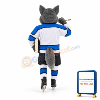 Fierce College Wolf Mascot Costume